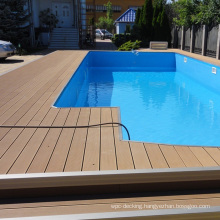 Interlocking decking tiles teak synthetic pvc decking